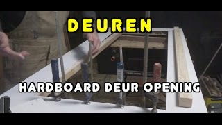 Timmertip 674 Een glasopening maken in een hard board deur1 [upl. by Adaval315]