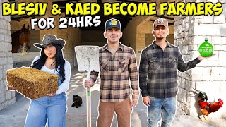 WE BECAME FARMERS FOR 24 HRS ft KAED [upl. by Ekez]