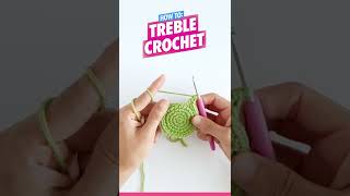 How To Crochet Treble Crochet for Beginners TR  Amigurumi Tutorial [upl. by Milli]