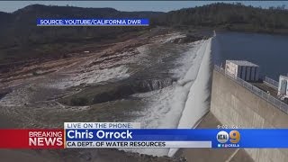 More Than 130K Ordered To Evacuate Due To Likely Collapse Of Oroville Dam Spillway [upl. by Laidlaw]