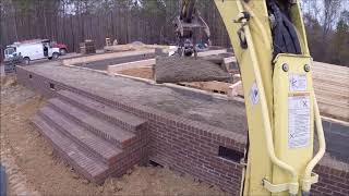 Backfilling A House Foundation [upl. by Giacopo]