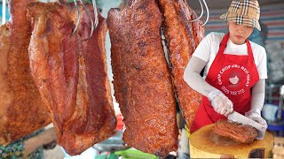 The Most Delicious Roasted Pork on the Streets of Vietnam Must Try Dont Miss Out [upl. by Alcina]