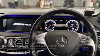 MercedesBenz W222 S400 Instrument Cluster Black Screen Repair [upl. by Nylsaj723]