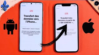 Transférer toutes les données dun Android vers un iPhone [upl. by Adall]