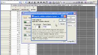 MixedDesign SplitPlot Anova  Statistica [upl. by Samoht]