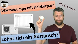 Heizkörper austauschen für Wärmepumpenbetrieb  Lohnt sich das  effizient heizen im Altbau [upl. by Anerak]