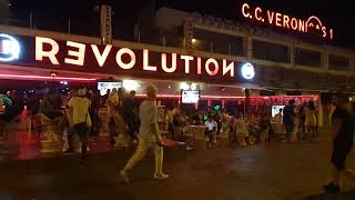 Tenerife Las Americas Nightlife Veronicas Strip Revolution Oasis Envy Papagayo Beach Club [upl. by Ruon246]