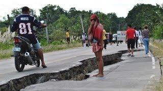 Earthquake Philippines  72 Magnitude 15 Oct 2013  BoholCebuNegrosLeyte [upl. by Repsag]