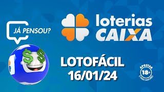 Resultado da Lotofácil  Concurso nº 3005  16012024 [upl. by Hterrag]