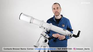 Como usarque ver con Telescopio refractor 1021000 EQ3 BRESSER accesorios observación planetaria [upl. by Kawasaki467]