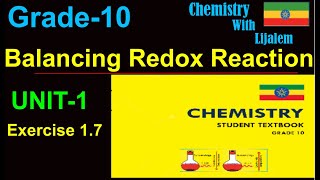 How To balance Redox ReactionGrade 10chemistry Ethiopian Educationለ10ኛ ክፍል ተማሪዎች የተዘጋጀ [upl. by Inalak]