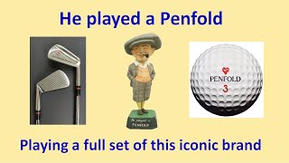 He played a Penfold iconic brand used by James Bond in Goldfinger Not so iconic Bronty putter [upl. by Ydassac]