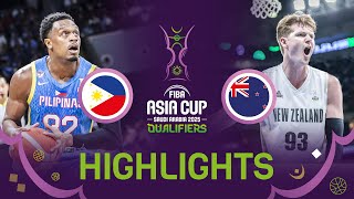 Gilas Pilipinas end drought vs New Zealand  Highlights  FIBA Asia Cup 2025 Qualifiers [upl. by Barnabas]