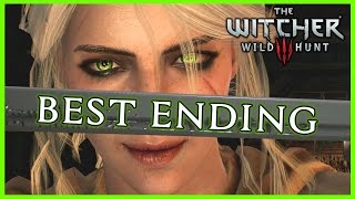 Witcher 3 ► THE BEST ENDING  Ciri Becomes a Witcher Triss Romance [upl. by Lemahs]