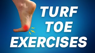 Turf Toe Exercises  Big Toe Sprain Exercises  StepbyStep Rehabilitation [upl. by Idurt]