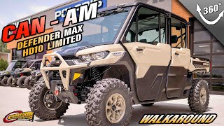 Walkaround  2024 CanAm® Defender MAX Limited HD10 Desert Tan amp Timeless Black [upl. by Neville]