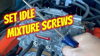 How to Set Idle Mixture Screws [upl. by Klepac]