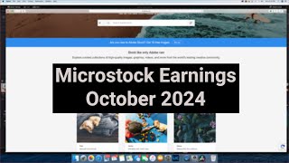 Stock Photography  October 2024 Microstock Earnings microstock [upl. by Airetnuhs]