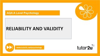 Reliability and Validity Explained  Research Methods  ALevel Psychology [upl. by Aynna]