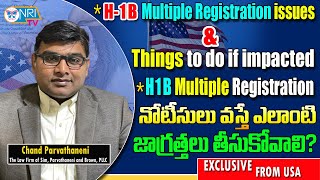 H1B Multiple registrations consequences  Multiple applications of H1B through different Employers [upl. by Emelita]