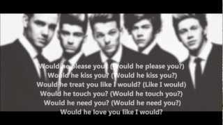 One Direction  I Would  Lyrics Video [upl. by Lhary443]