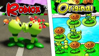 COPIAS BARATAS de PLANTAS vs ZOMBIE en ROBLOX [upl. by Ylrehs608]