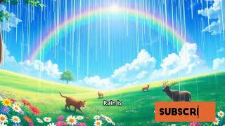 The Rainbow and the Raincloud  Kids Stories  Giggle Tales Adventures [upl. by Enayr560]