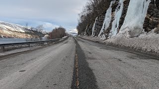 ZeitrafferFahrt von Frauske nach Tromso 28022024 [upl. by Eelannej260]