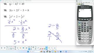 Hon Alg 2 Section 31 Day 2 101524 [upl. by Ahsekram]