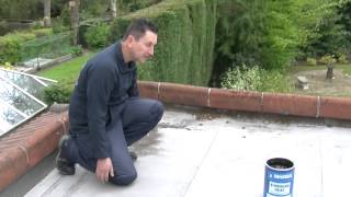 Using Solar Reflective Aluminium Paint On A Flat Roof  Dalton Roofing [upl. by Mendel]