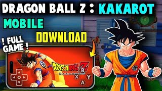 DRAGON BALL Z KAKAROT MOBILE GAMEPLAY 2024 [upl. by Lacey]