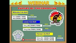 Segundo Webinar Canguro Matemático Bolivia 2024  Día 2 [upl. by Meng]