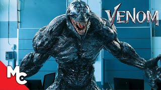 Venom And Riot Fight  Full INSANE Scene  Tom Hardy  Movie Central [upl. by Sirromed]