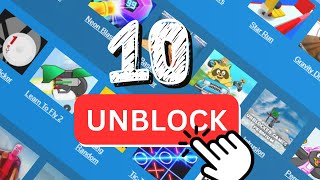 10 BEST UNBLOCKED Games Site 2024 [upl. by Langdon]