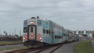 Old and New Paint at Miami Airport Station January 2024 [upl. by Enisamoht801]