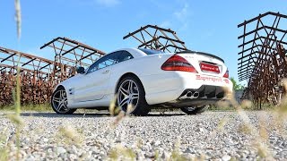 Mercedes R230 SL 63 AMG V8 sound with Supersprint full exhaust system [upl. by Irmo356]