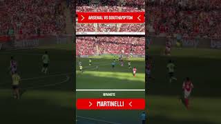 Martinelli goal Arsenal vs Southampton 31Highlights  EPL Premier League 202425 shorts [upl. by Gordy]