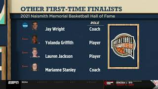 Lauren Jackson Marianne Stanley and Yolanda Griffith Named Hoophall HOF Finalist [upl. by Hajidahk]