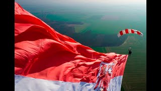 Guinness Weltrekord Flaggensprung  Stefan Tripke springt mit größter Flagge der Welt [upl. by Imat]