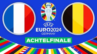 EURO 2024 Achtelfinale · Frankreich – Belgien  Fussball EM Highlights EA FC  PS5  4K  UHD 41 [upl. by Goodrich]