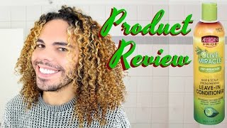 Perfect LeaveIn Conditioner For Dry amp Thirsty Curly Hair African Pride Olive Miracle Anti Breakage [upl. by Francklin]