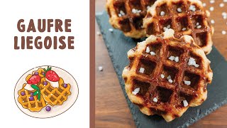 Ma recette de gaufre liégeoise [upl. by Scarlett998]