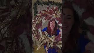 This wreath is ready for your front door diy wreath diydecor fall decor [upl. by Sido]