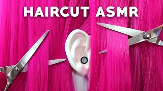 ASMR Sleep amp Tingle Inducing HAIRCUT TRIGGERS from Ear to Ear NO TALKING [upl. by Janiuszck]