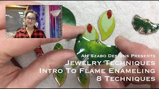 Intro to Enameling 8 simple techniques [upl. by Lashond512]