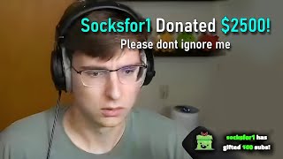 Slimecicle Ignores a 2500 Donation [upl. by Goody]