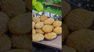 Quick amp Easy Coconut Cookies  පොල් බිස්කට් 😋 viralvideo cookies biscuit [upl. by Isabeau767]