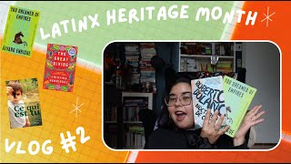 Latinx Heritage Month Vlog 2  So much reading [upl. by Pierrette147]