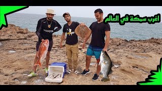 الصيد بالقصبة في المغرب تحدي الصيد مع خاليد والو مايضيع [upl. by Richy]