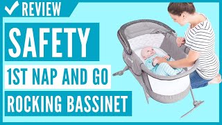 Safety 1st Nap and Go Rocking Bassinet Star Gazer Review [upl. by Teece]